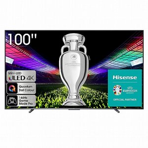 טלוויזיה חכמה "100 Hisense Mini LED ULED 4K UHD הייסנס 100U7KQ טלוויזיה חכמה "100 Hisense Mini LED ULED 4K UHD הייסנס 100U7KQ